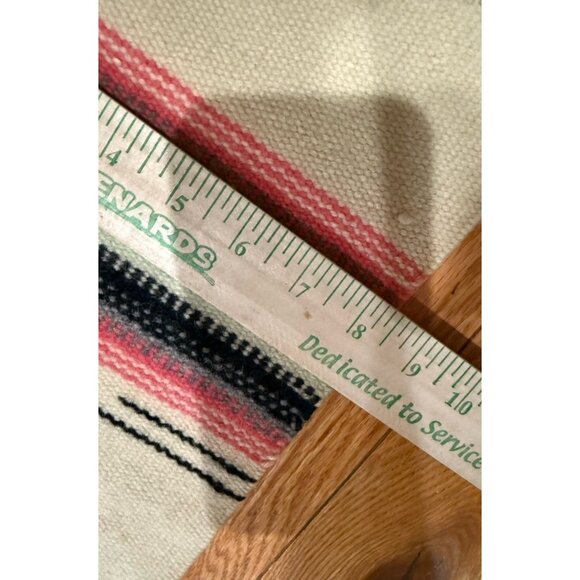 Southwest Wool Rug/Tabletop Hand Woven Tapestry Thunderbird 9” X 18.5” Vtg - Picture 5 of 9